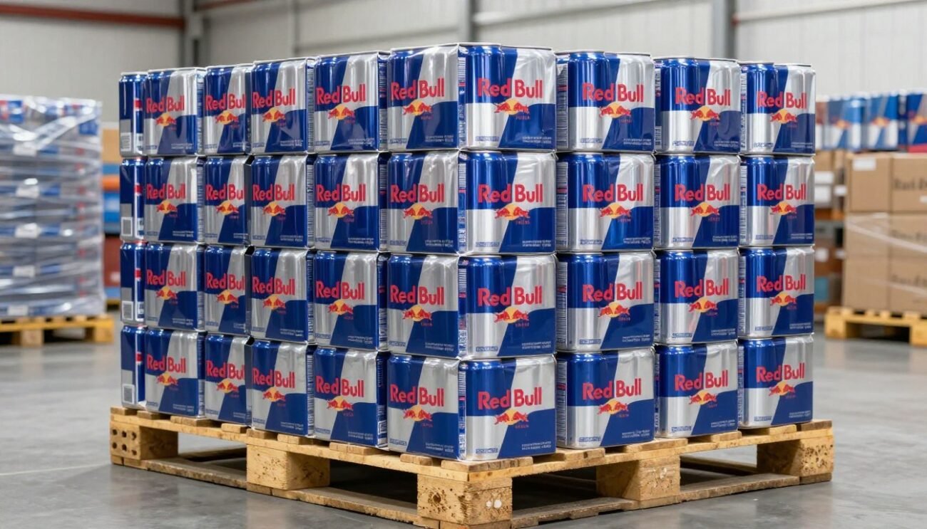 Red Bull and Monster wholesale enquiries with an energy drink supplier in Europe