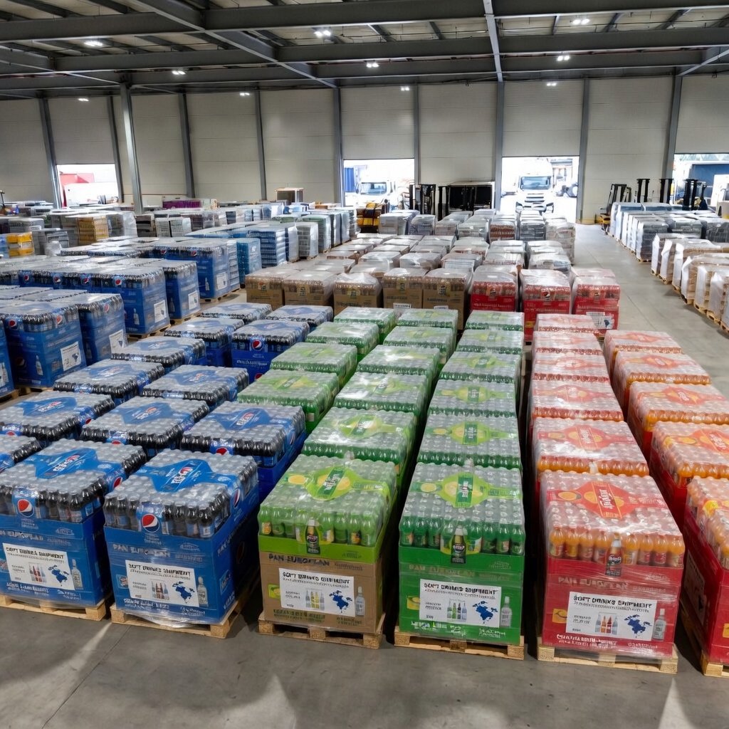 Checking load stability on a wholesale drinks shipment