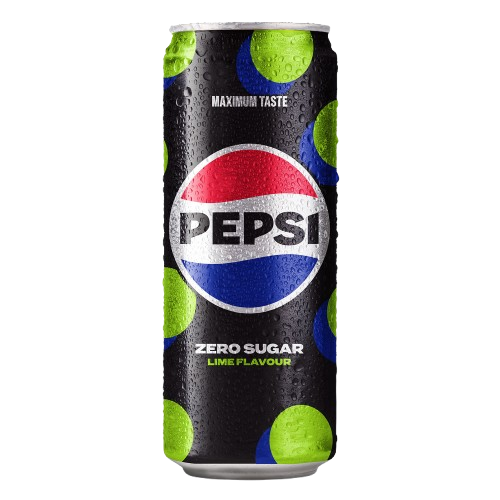 Pepsi MAX Lime can, pictured for European trade identification