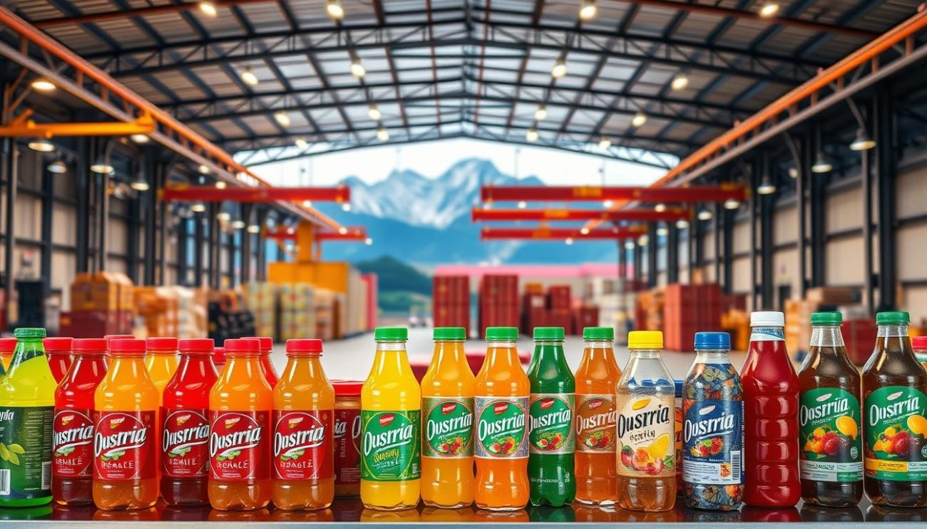 Wholesale drinks distribution for Austrian trade buyers