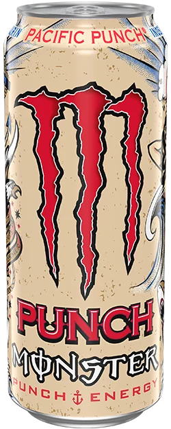Monster Energy Pacific Punch in 500 ml cans, supplied B2B in Europe