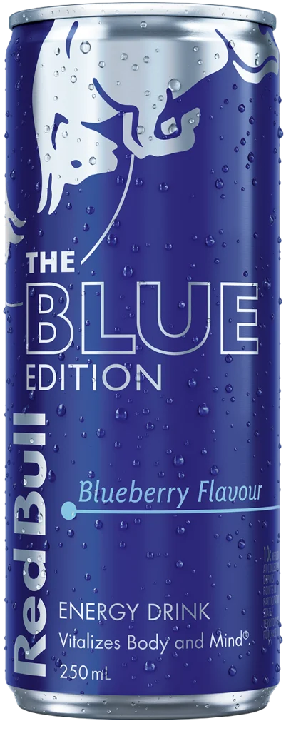 Wholesale case product: Red Bull Blue Edition, blueberry, 250 ml